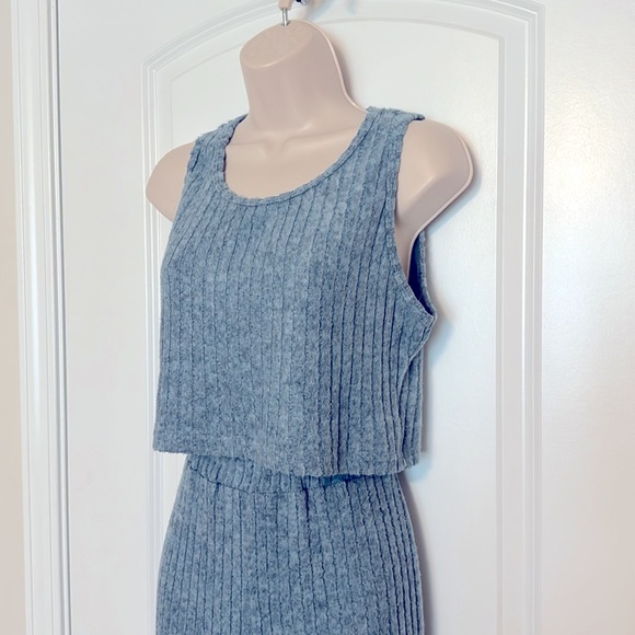 2pc Cozy Pants Set - Blue - Picture 6 of 7